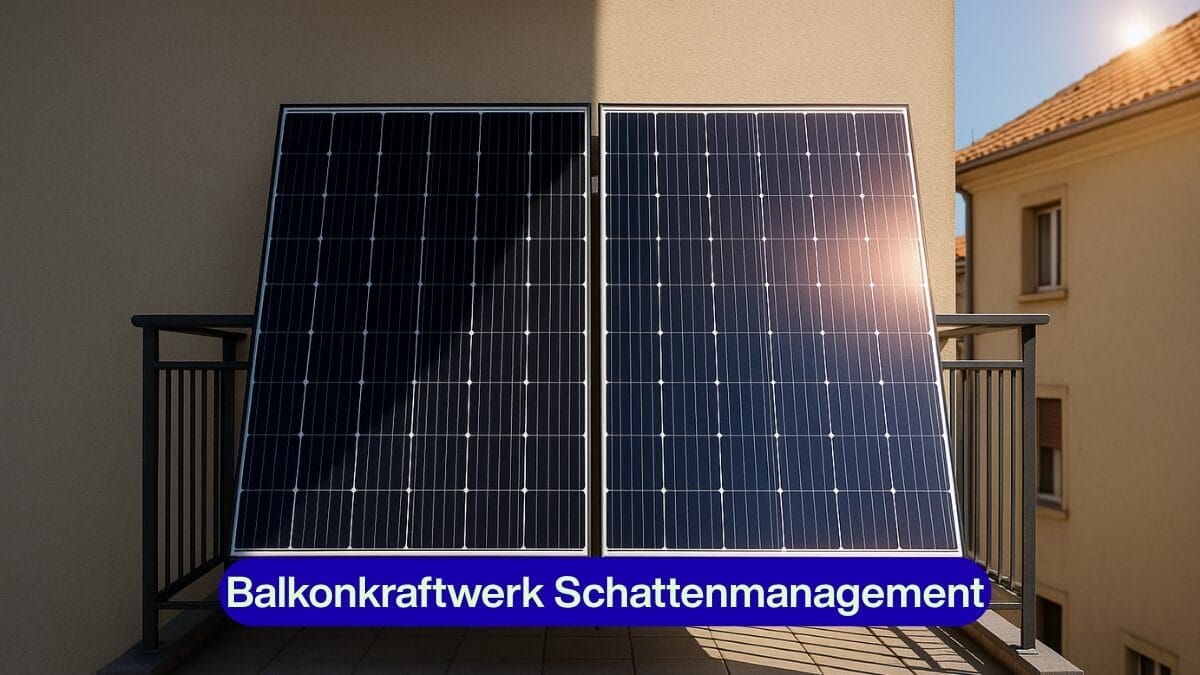 Balkonkraftwerk im Schatten: Bypass-Dioden, Parallelschaltung, Optimierer