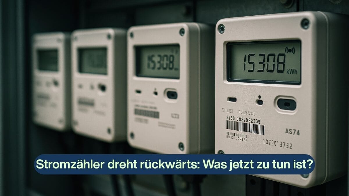 Stromzähler dreht rückwärts: Was 2025 erlaubt ist